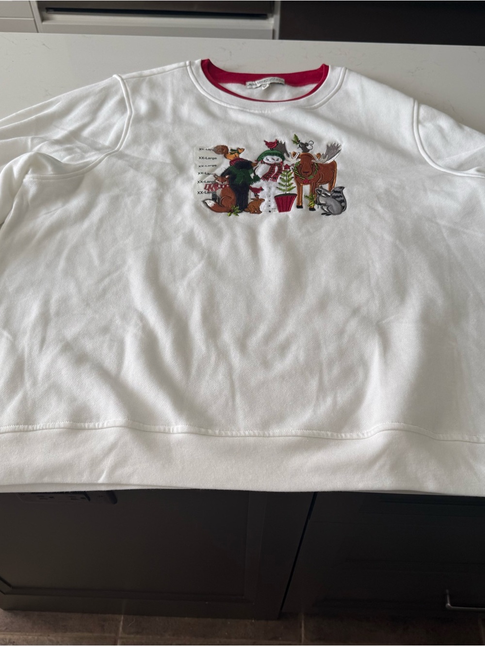 Cracker Barrel Heritage White Crewneck sweater